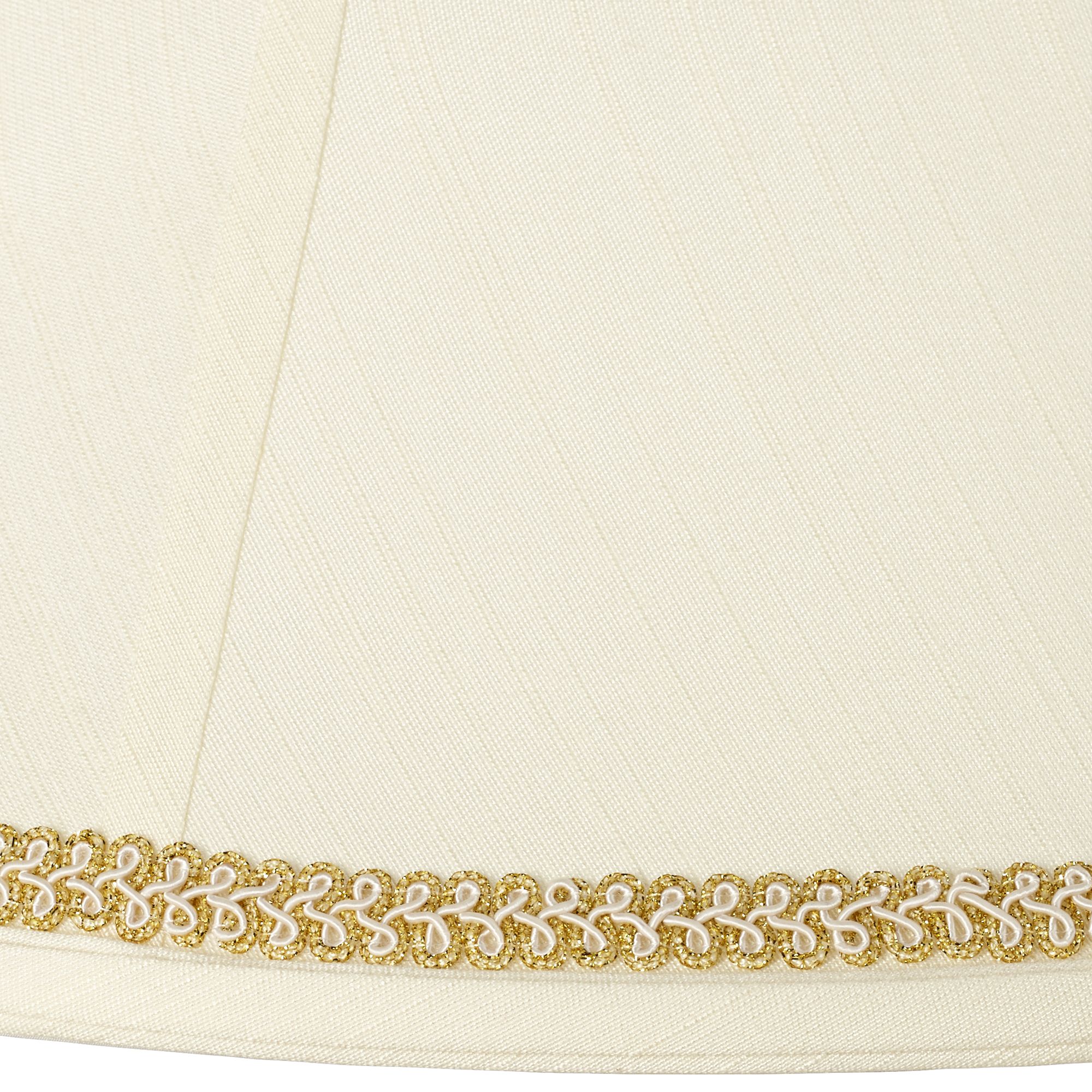 Image 2 Springcrest Creme Shade with Gold with Ivory Trim 7x16x12 (Spider) more views