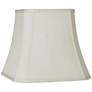 1_Springcrest Creme Square Cut Corner Lamp Shade 8x12x11 (Spider)