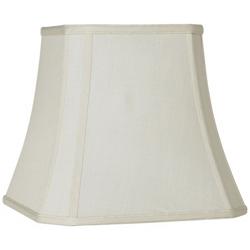 Springcrest Creme Square Cut Corner Lamp Shade 8x12x11 (Spider)