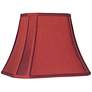 Thumbnail1 of Springcrest Crimson Red Cut-Corner Lamp Shade 6/8x11/14x11 (Spider)