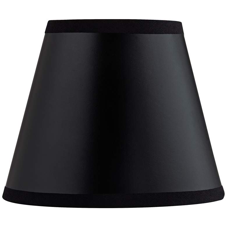 Image 1 Springcrest Danni Black with Gold Liner Mini Paper Shade 3x5x4 (Clip-On)