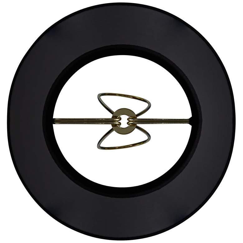 Image 6 Springcrest Danni Black with Gold Liner Mini Paper Shade 3x5x4 (Clip-On) more views