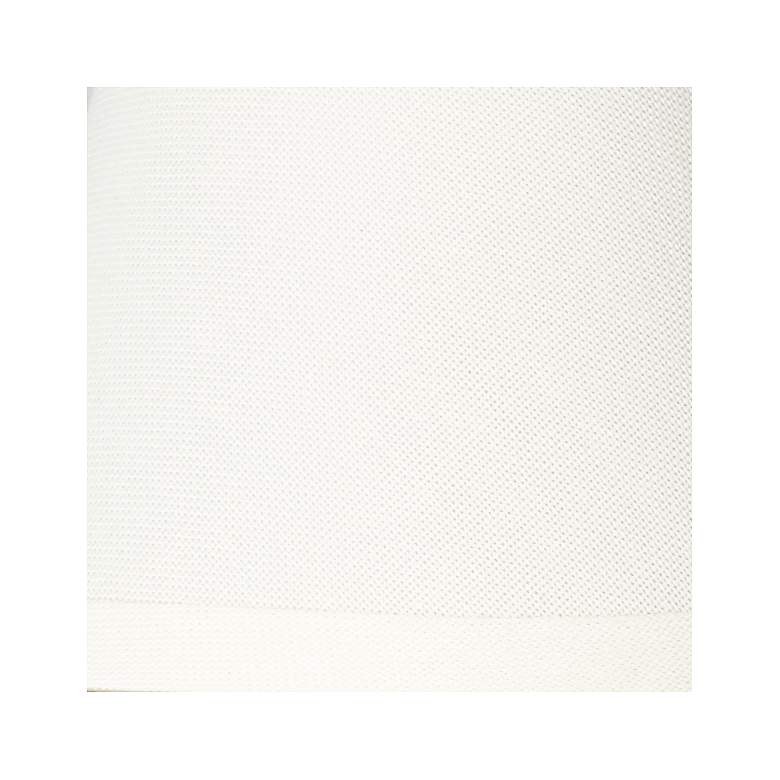 Image 4 Springcrest Danni Off-White Fabric Chandelier Clip Shade 3x5x4 (Clip-On) more views