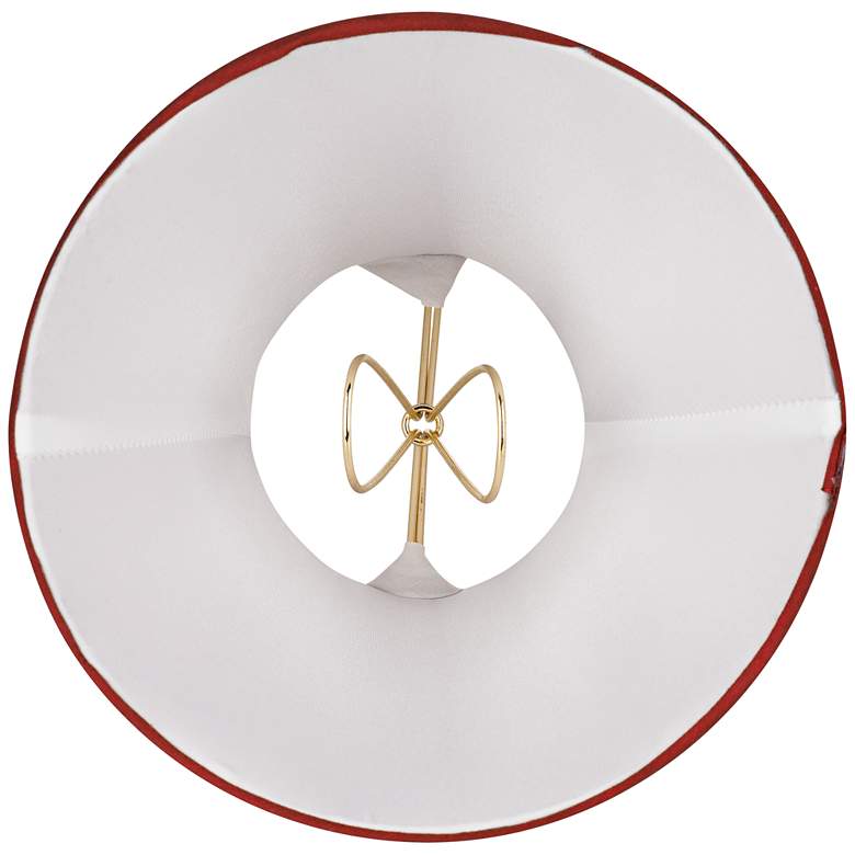 Image 5 Springcrest Deep Red Small Bell Clip Lamp Shades 3x6x5 (Clip-On) Set of 6 more views