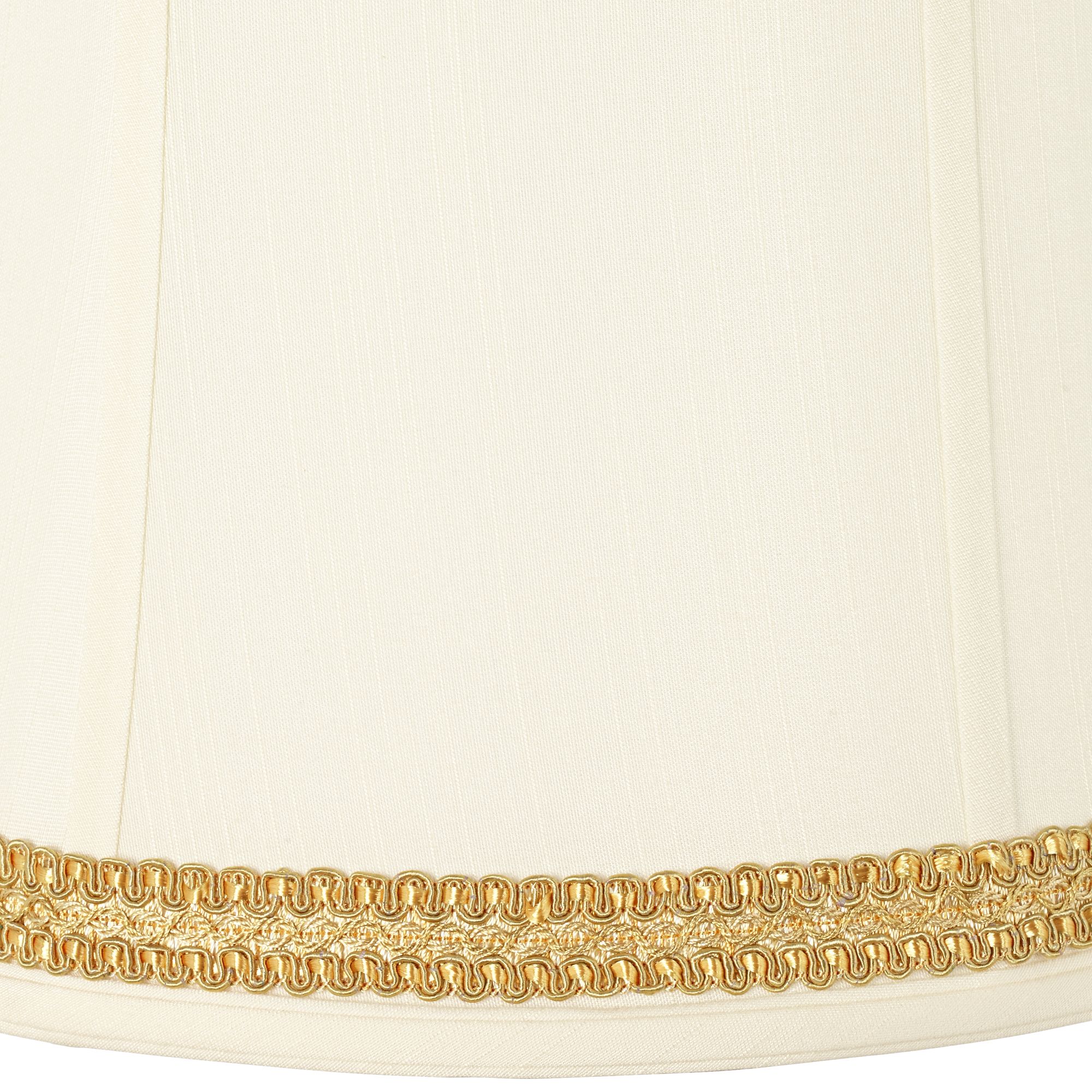 Image 2 Springcrest Deep Shade with Yellow Gold Ribbon Trim 12x14x16 (Spider) more views