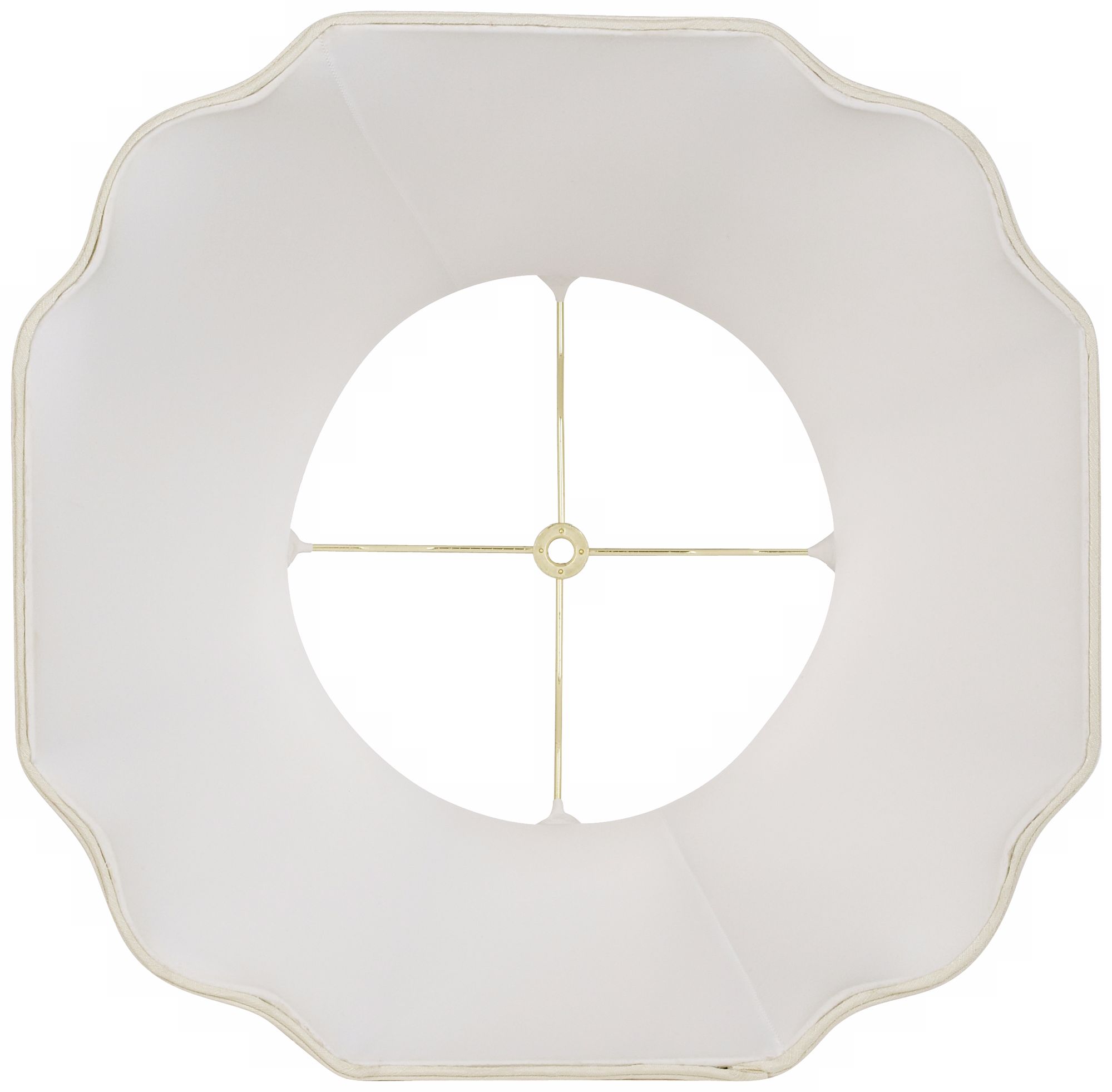 Image 3 Springcrest Delphine Classic Creme Bell Cut Corner Shade 10x16x14 (Spider) more views
