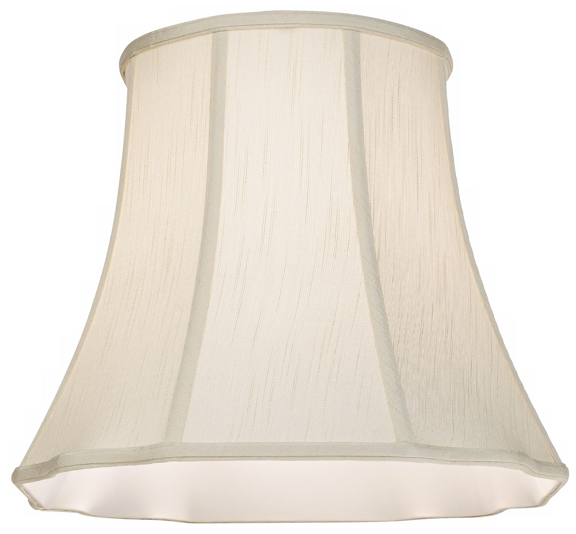 Image 4 Springcrest Delphine Classic Creme Bell Cut Corner Shade 10x16x14 (Spider) more views