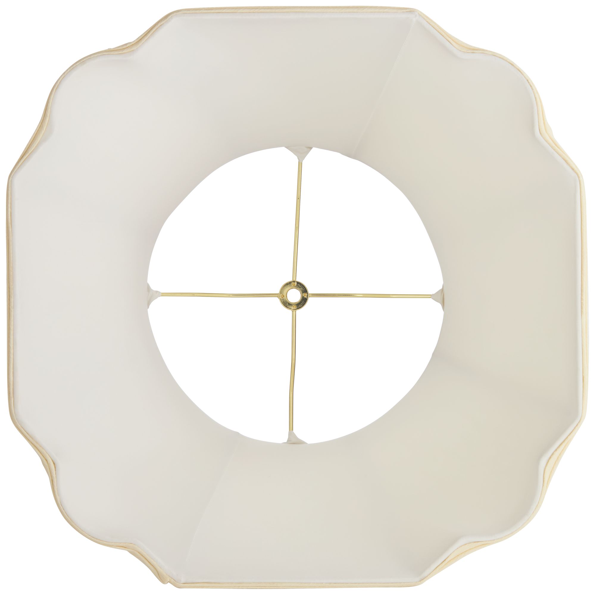 Springcrest Delphine Classic Creme Bell Cut Corner Shade 10x16x14 (Spider)