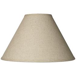 Springcrest Denni Fine Burlap Empire Shade 6x17x11.5 (Spider)