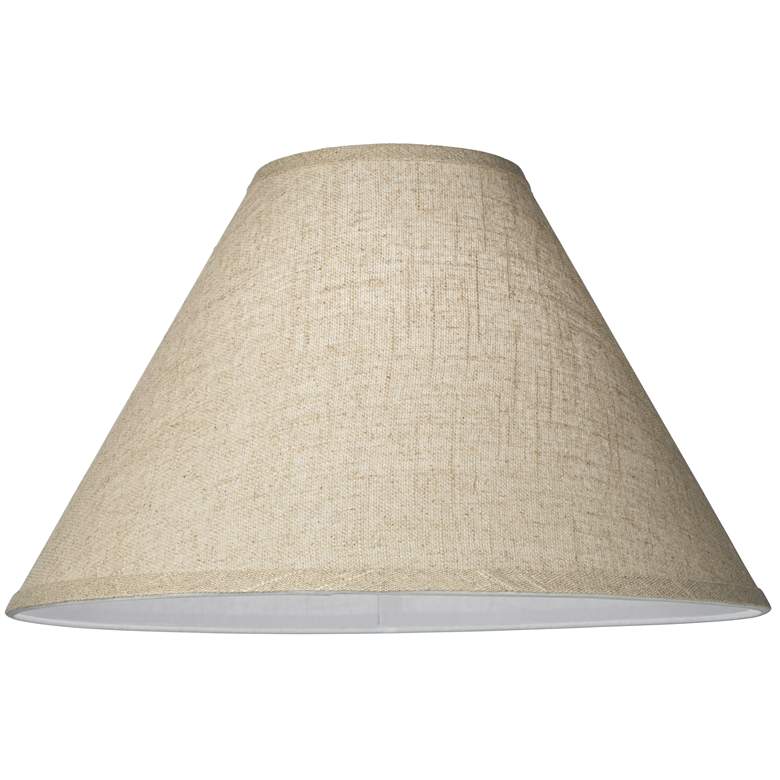 Image 3 Springcrest Denni Fine Burlap Empire Shade 6x17x11.5 (Spider) more views