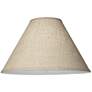 3_Springcrest Denni Fine Burlap Empire Shade 6x17x11.5 (Spider) more views
