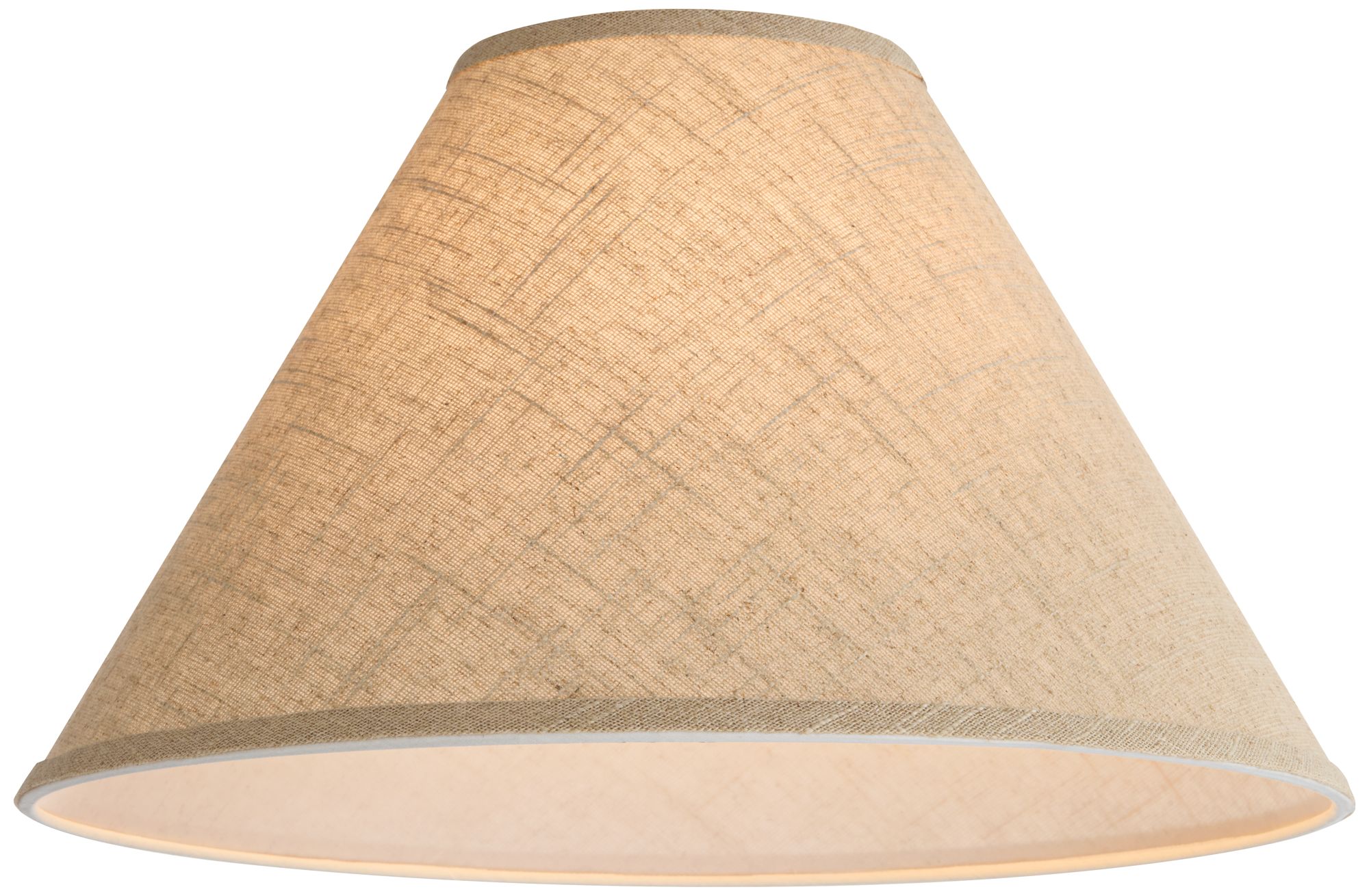Springcrest Denni Fine Burlap Empire Shade 6x17x11.5 (Spider)