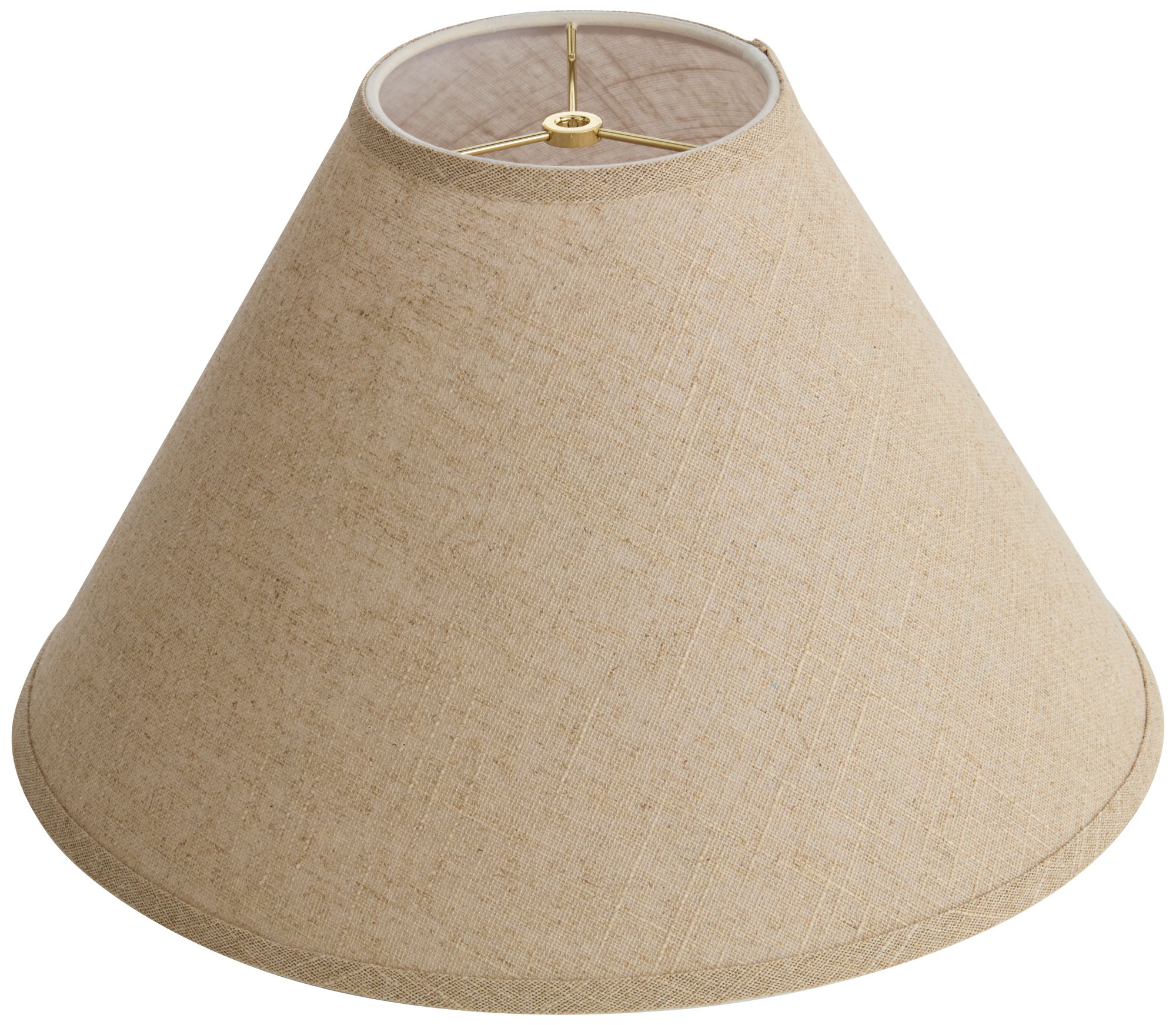 Springcrest Denni Fine Burlap Empire Shade 6x17x11.5 (Spider)