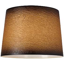 Image2 of Springcrest Distressed Faux Paper Lamp Shade 13x15x11 (Spider) more views