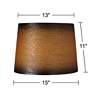 5_Springcrest Distressed Faux Paper Lamp Shade 13x15x11 (Spider) more views