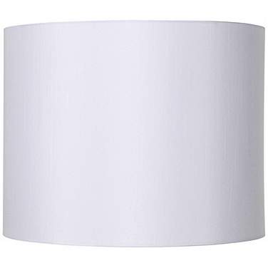 Springcrest Doral White Hardback Drum Lamp Shade 14x14x11 (Spider)
