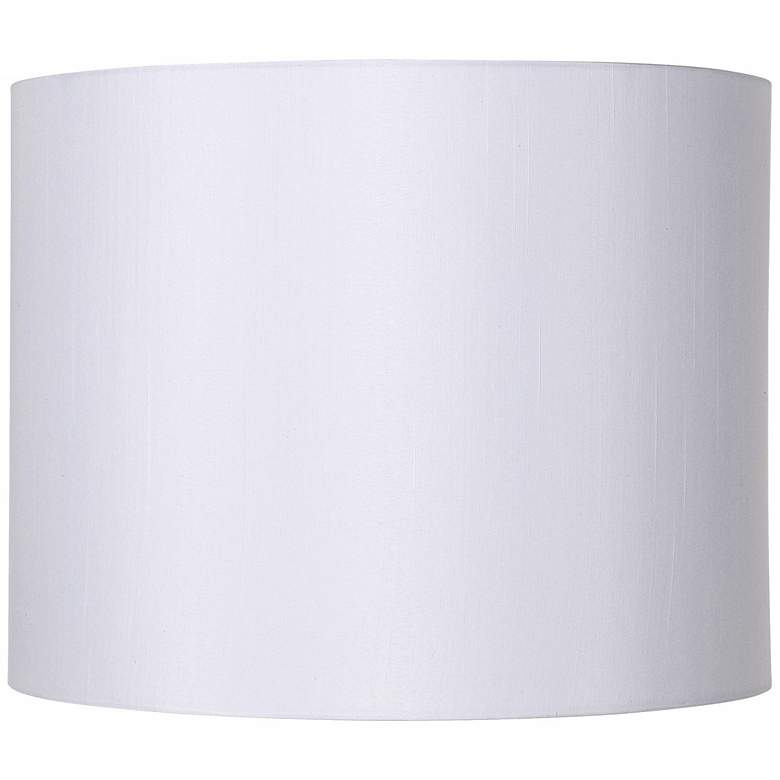 Image 1 Springcrest Doral White Hardback Drum Lamp Shade 14x14x11 (Spider)