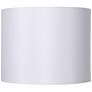 1_Springcrest Doral White Hardback Drum Lamp Shade 14x14x11 (Spider)
