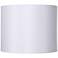 Springcrest Doral White Hardback Drum Lamp Shade 14x14x11 (Spider)