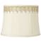 Springcrest Drum Shade with Embroidered Leaf Trim 14x16x12 (Spider)
