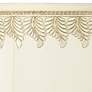 2_Springcrest Drum Shade with Embroidered Leaf Trim 14x16x12 (Spider) more views