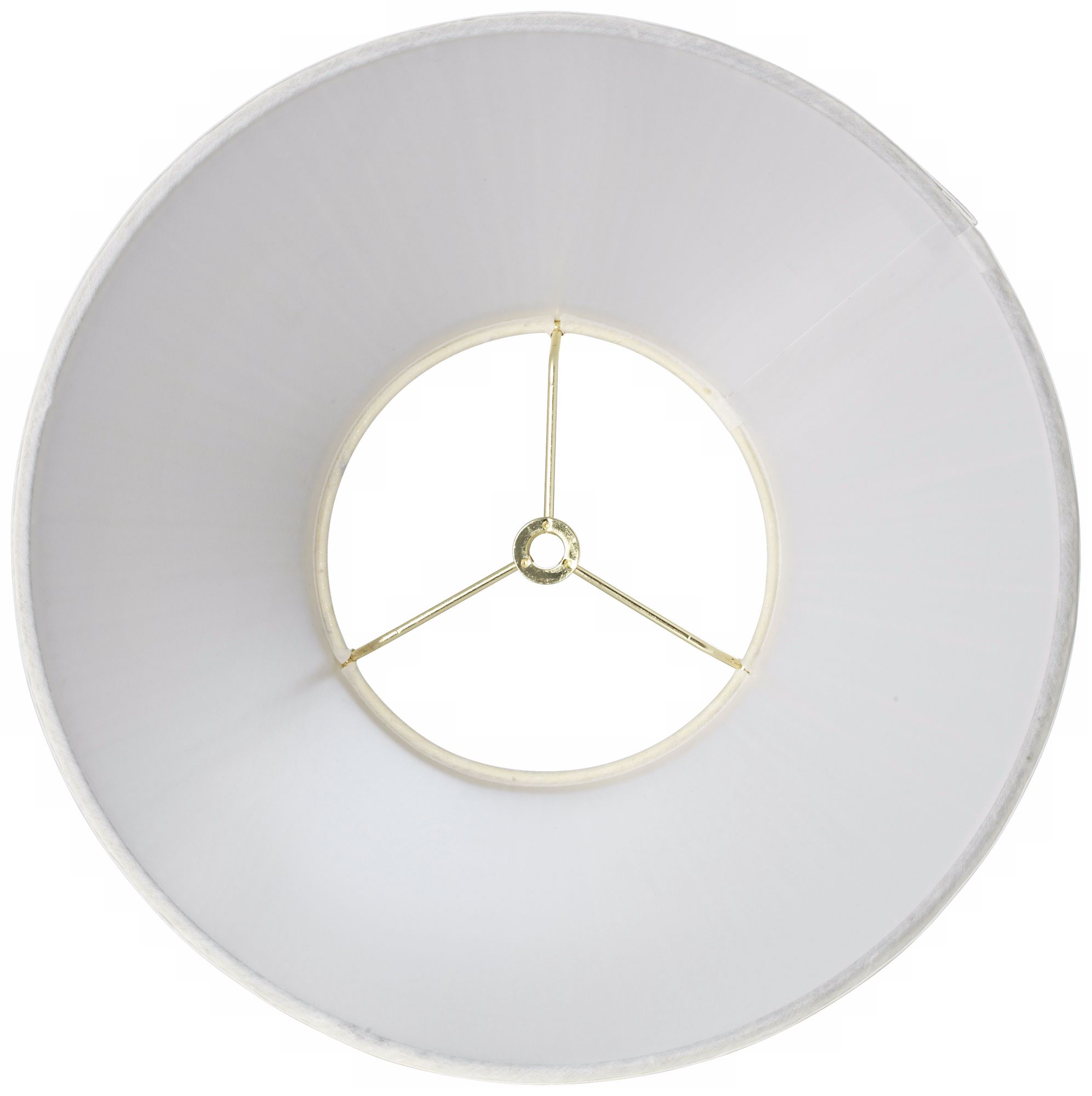 Image 3 Springcrest Dudley Ivory Pleated Lamp Shade 6x12x9 (Spider) more views