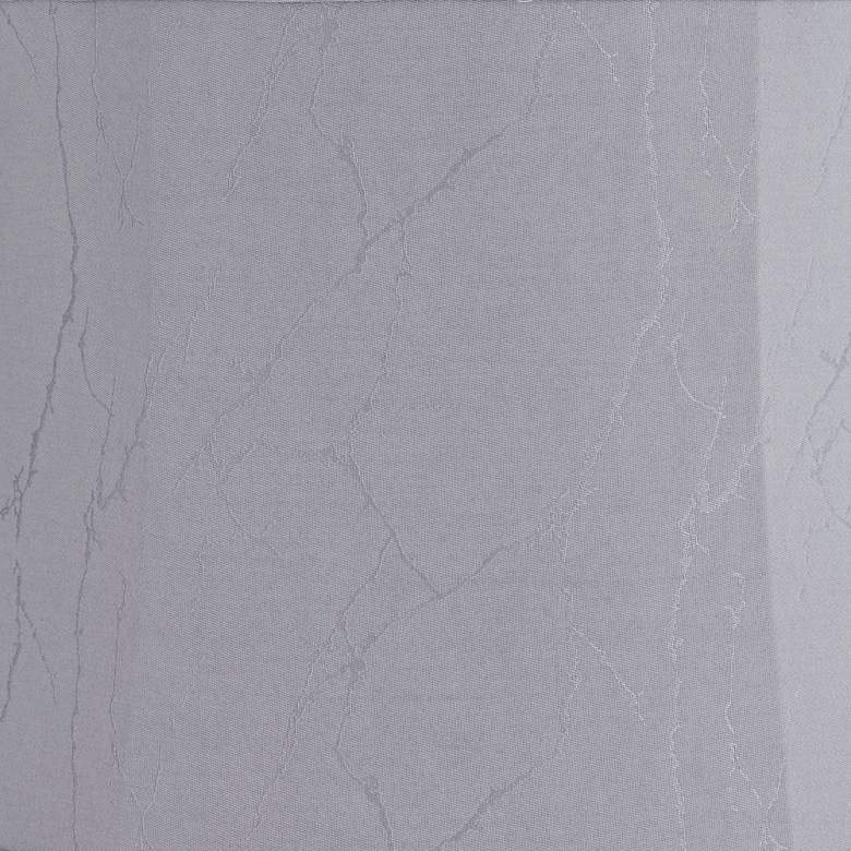 Image 2 Springcrest Dyna Dusky Violet Gray Softback Drum Shade 14x16x11 (Spider) more views