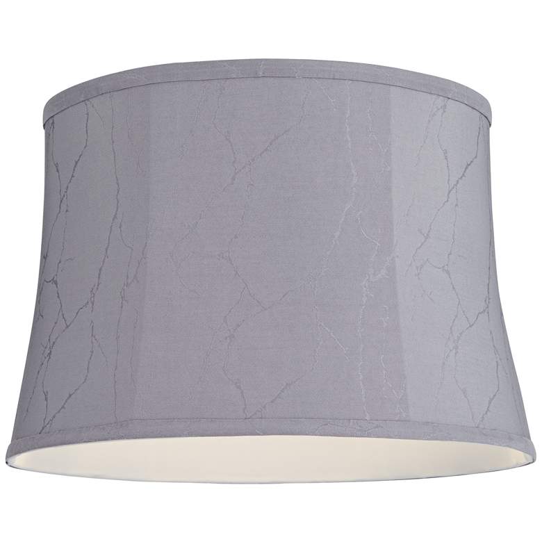 Image 3 Springcrest Dyna Dusky Violet Gray Softback Drum Shade 14x16x11 (Spider) more views