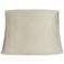 Springcrest Dyna Feathery Beige Softback Drum Lamp Shade 14x16x11 (Spider)