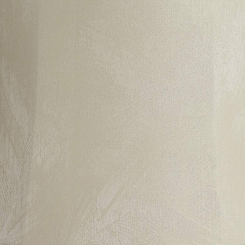 Image 2 Springcrest Dyna Feathery Beige Softback Drum Lamp Shade 14x16x11 (Spider) more views