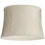 3_Springcrest Dyna Feathery Beige Softback Drum Lamp Shade 14x16x11 (Spider) more views