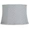 Springcrest Dyna Gray Softback Drum Lamp Shade 14x16x11 (Spider)