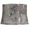 Springcrest Dyna Gray Swirl Softback Drum Lamp Shade 14x16x11 (Spider)
