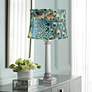 Springcrest Dyna Peacock Print Drum Lamp Shade 14x16x11 (Spider)