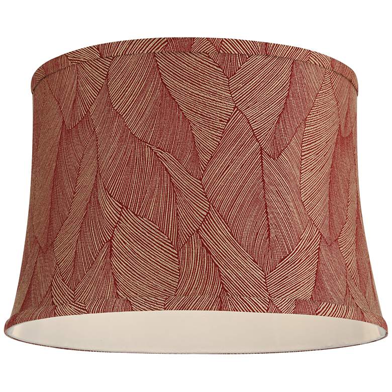Image 3 Springcrest Dyna Red Wine Botanical Softback Drum Shade 14x16x11 (Spider) more views