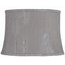 1_Springcrest Dyna Slate Gray Softback Drum Lamp Shade 14x16x11 (Spider)
