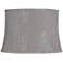 Springcrest Dyna Slate Gray Softback Drum Lamp Shade 14x16x11 (Spider)