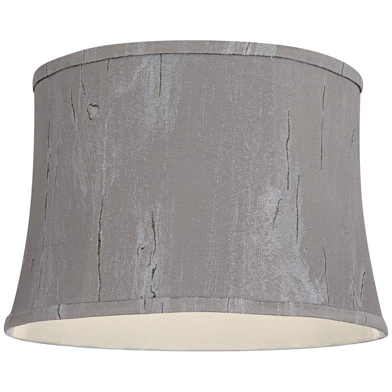 Image 3 Springcrest Dyna Slate Gray Softback Drum Lamp Shade 14x16x11 (Spider) more views