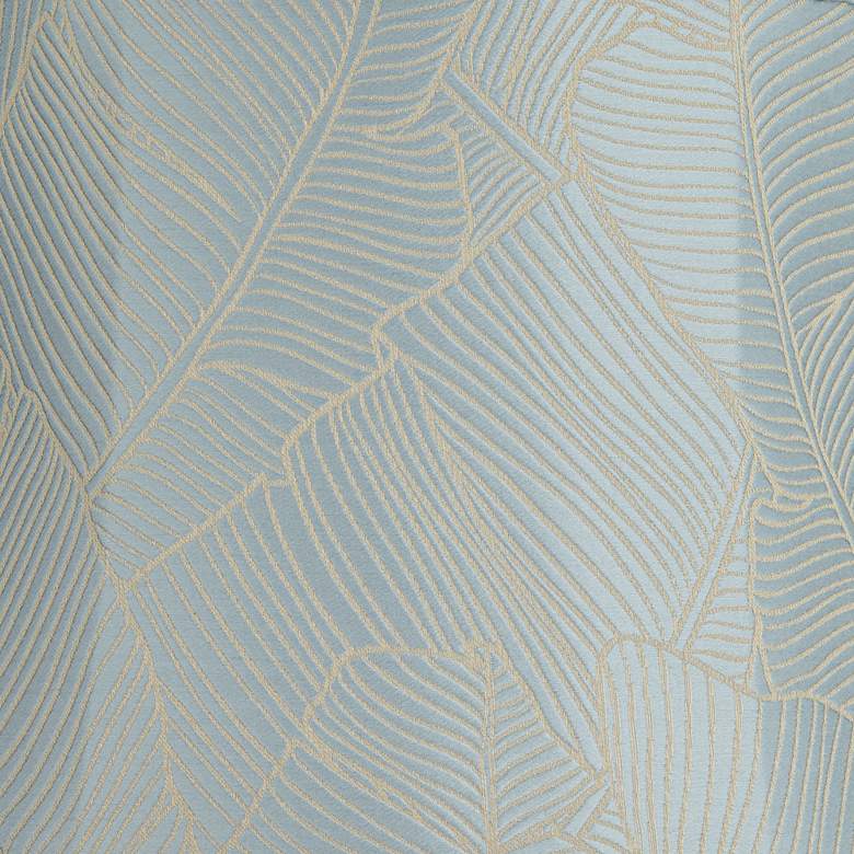 Image 2 Springcrest Dyna Spa Blue Softback Drum Lamp Shade 14x16x11 (Spider) more views