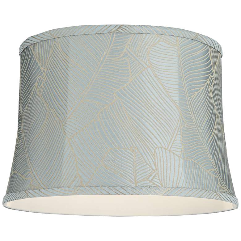 Image 3 Springcrest Dyna Spa Blue Softback Drum Lamp Shade 14x16x11 (Spider) more views