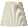 1_Springcrest Edie Ivory Pleated Lamp Shade 10x17x14.75 (Spider)