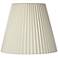Springcrest Edie Ivory Pleated Lamp Shade 10x17x14.75 (Spider)