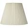Springcrest Edie Ivory White Pleated Lamp Shade 11x19x14.5 (Spider)