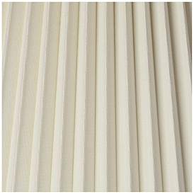Image2 of Springcrest Edie Ivory White Pleated Lamp Shade 11x19x14.5 (Spider) more views