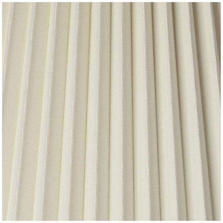 Image 2 Springcrest Edie Ivory White Pleated Lamp Shade 11x19x14.5 (Spider) more views