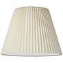 4_Springcrest Edie Ivory White Pleated Lamp Shade 11x19x14.5 (Spider) more views