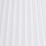 2_Springcrest Edie White Linen Knife Pleat Lamp Shade 10x17x14.75 (Spider) more views