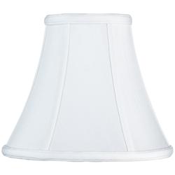 Springcrest Elat Classic White Bell Lamp Shade 4.5x9x8 (Spider)