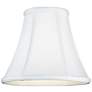 2_Springcrest Elat Classic White Bell Lamp Shade 4.5x9x8 (Spider) more views