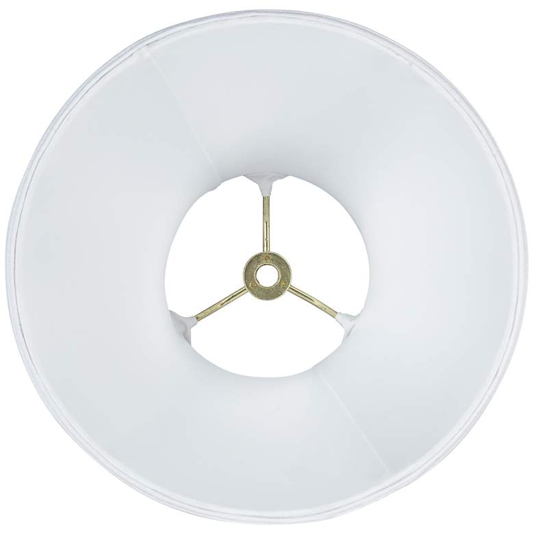Image 3 Springcrest Elat Classic White Bell Lamp Shade 4.5x9x8 (Spider) more views